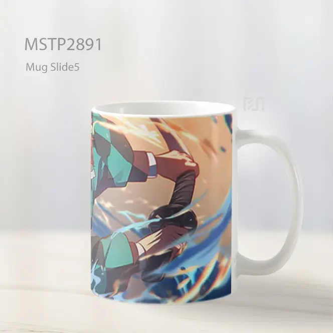 Tanjiro Gaya Kartun Menawan Mug MSTP2891 - All-side / Desain