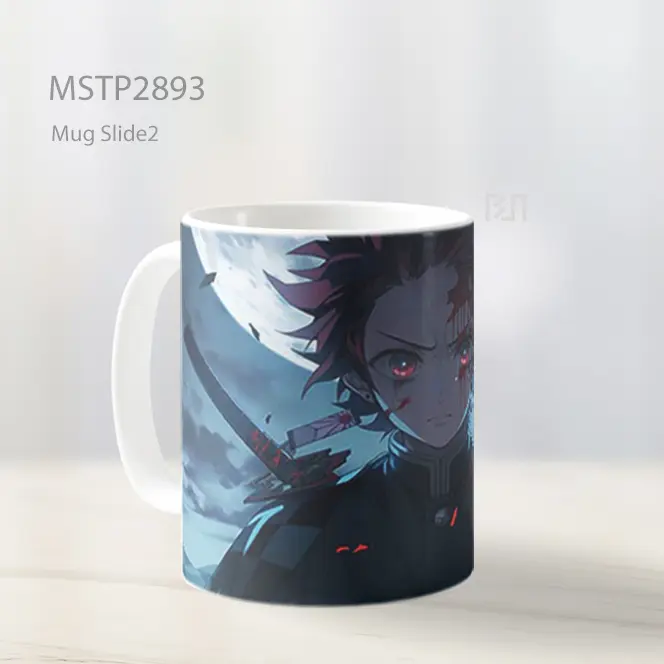 Tanjiro Intens Bulan Mug MSTP2893 - All-side / Desain