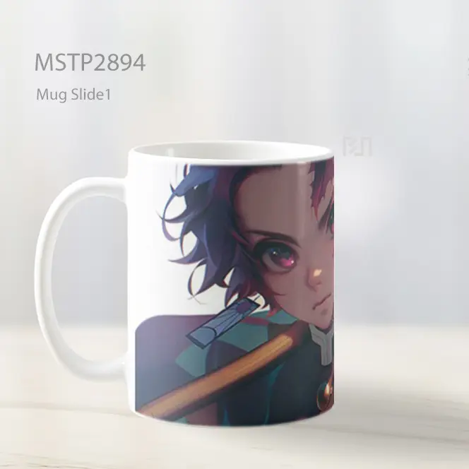 Tanjiro Intens Look Anime Mug MSTP2894 - All-side / Desain