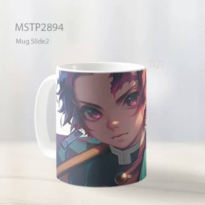 Tanjiro Intens Look Anime Mug MSTP2894 - All-side / Desain