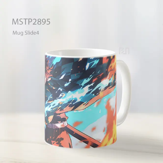 Tanjiro Kamado Api Merah Biru Mug MSTP2895