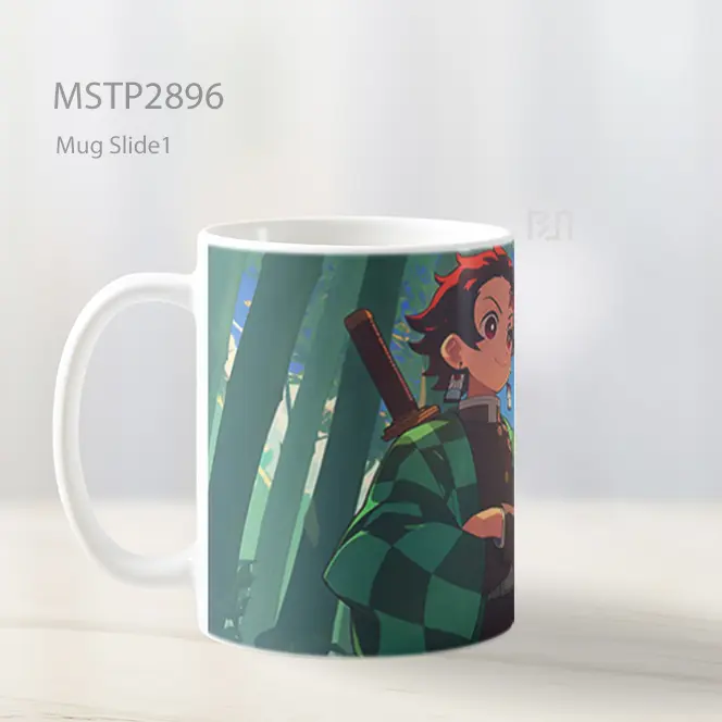 Tanjiro Kamado Demon Slayer Gaya Kartun Mug MSTP2896 - All-side / Desain