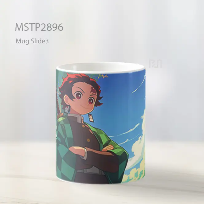 Tanjiro Kamado Demon Slayer Gaya Kartun Mug MSTP2896 - All-side / Desain