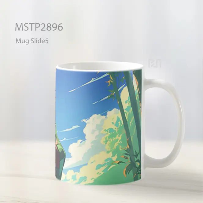 Tanjiro Kamado Demon Slayer Gaya Kartun Mug MSTP2896 - All-side / Desain