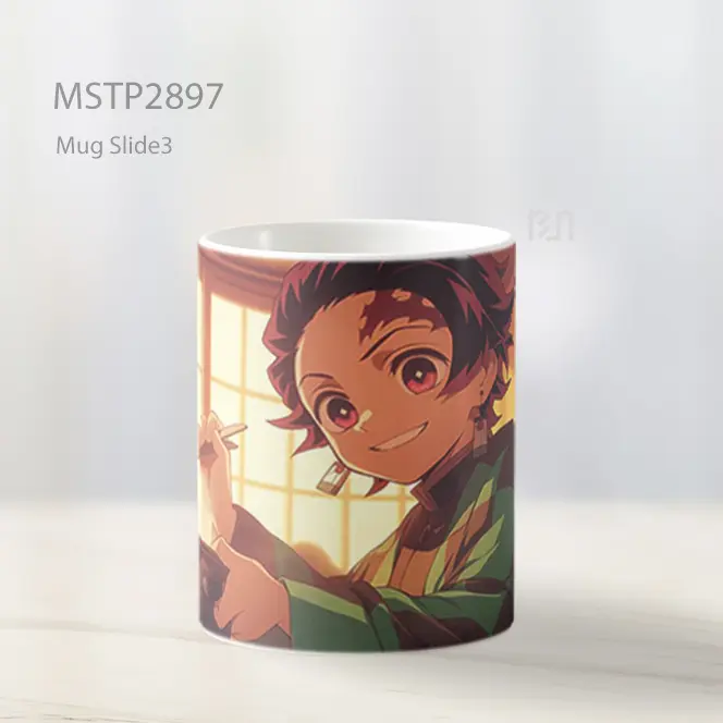 Tanjiro Kamado Demon Slayer Mug MSTP2897 - All-side / Desain