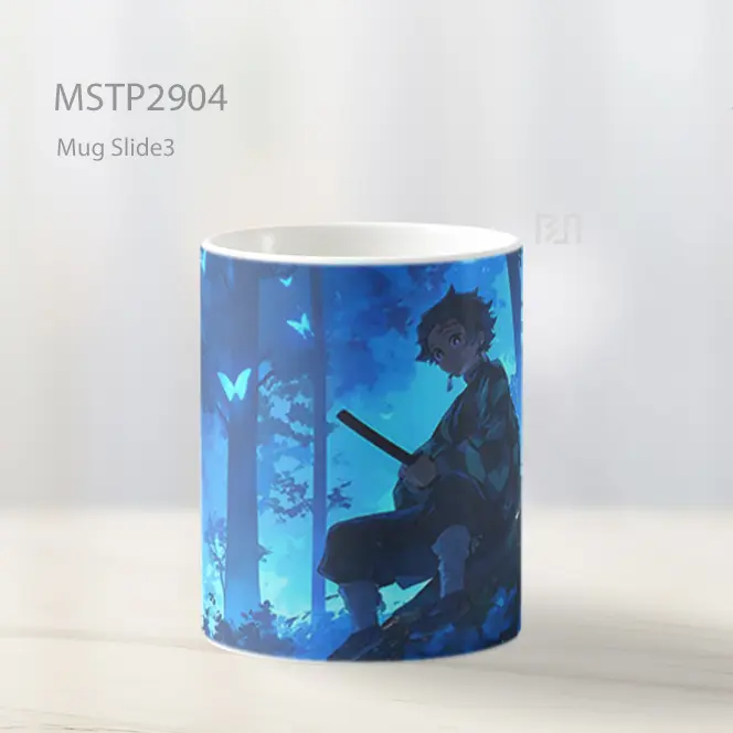 Tanjiro Kamado Kupu Kupu Hutan Mug MSTP2904 - All-side / Desain