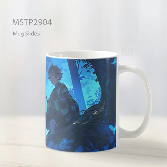 Tanjiro Kamado Kupu Kupu Hutan Mug MSTP2904 - All-side / Desain