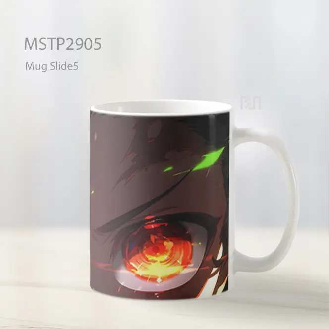 Tanjiro Kamado Mata Membara Mug MSTP2905 - All-side / Desain