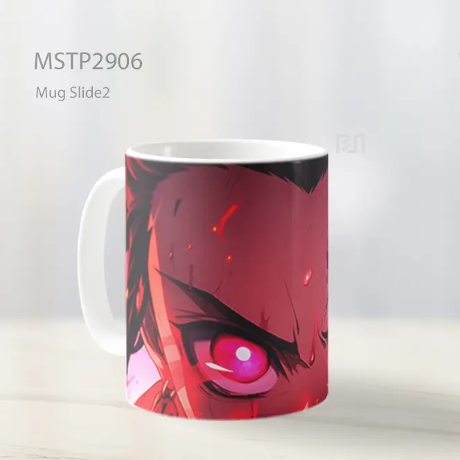 Tanjiro Kamado Mata Merah Mug MSTP2906 - All-side / Desain