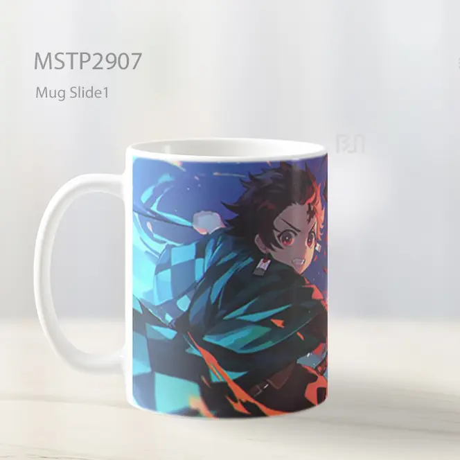 Tanjiro Kamado Melindungi Nezuko Mug MSTP2907 - All-side / Desain