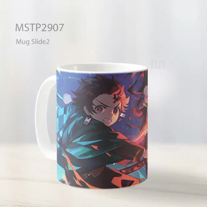 Tanjiro Kamado Melindungi Nezuko Mug MSTP2907 - All-side / Desain