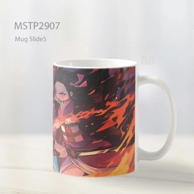 Tanjiro Kamado Melindungi Nezuko Mug MSTP2907 - All-side / Desain