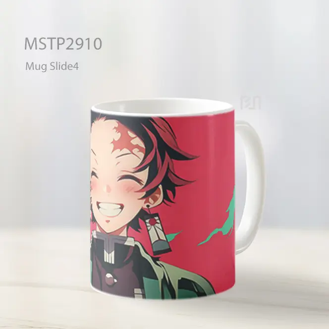 Tanjiro Kamado Senyum Lucu Energi Mug MSTP2910