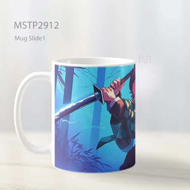 Tanjiro Kamado Tebasan Pedang Mug MSTP2912 - All-side / Desain