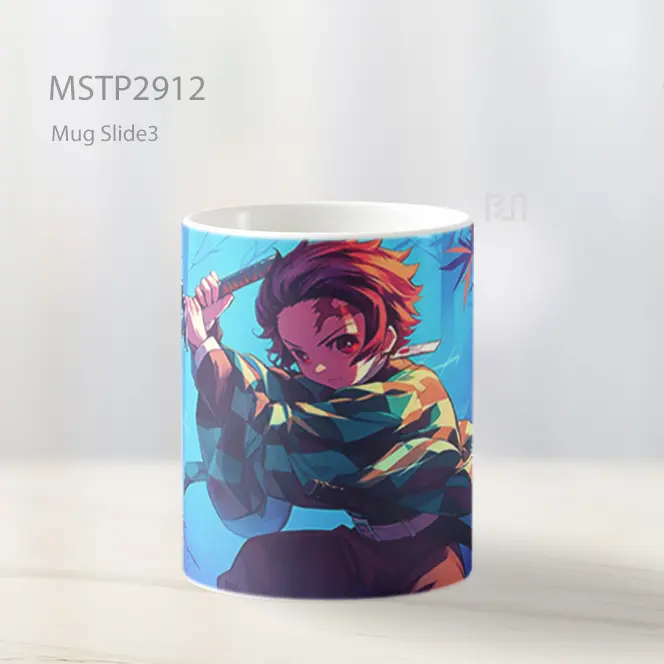 Tanjiro Kamado Tebasan Pedang Mug MSTP2912 - All-side / Desain
