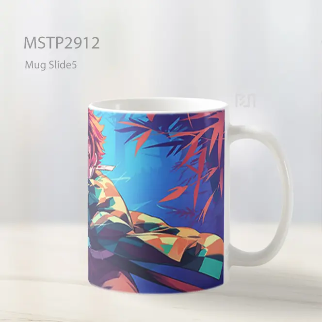 Tanjiro Kamado Tebasan Pedang Mug MSTP2912 - All-side / Desain