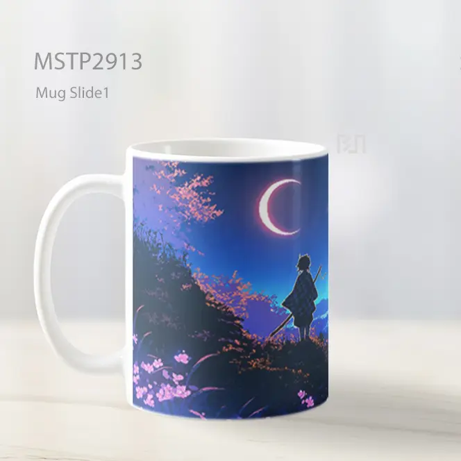 Tanjiro Lembah Bulan Pixel Art Mug MSTP2913 - All-side / Desain