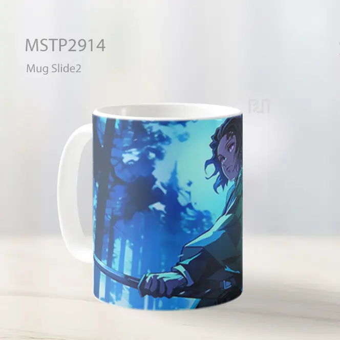 Tanjiro Malam Biru Demon Slayer Mug MSTP2914 - All-side / Desain