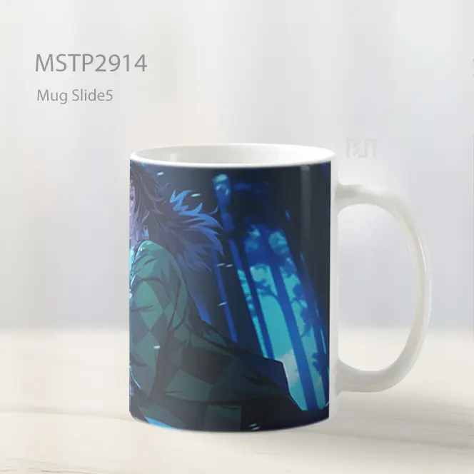 Tanjiro Malam Biru Demon Slayer Mug MSTP2914 - All-side / Desain