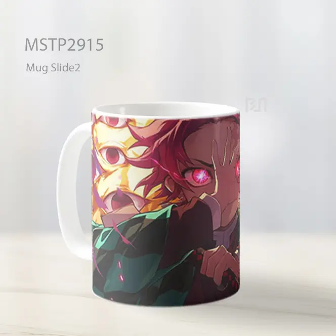 Tanjiro Mata Terbangun Mug MSTP2915 - All-side / Desain