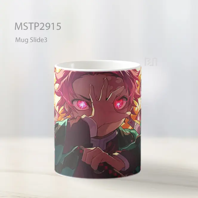 Tanjiro Mata Terbangun Mug MSTP2915 - All-side / Desain