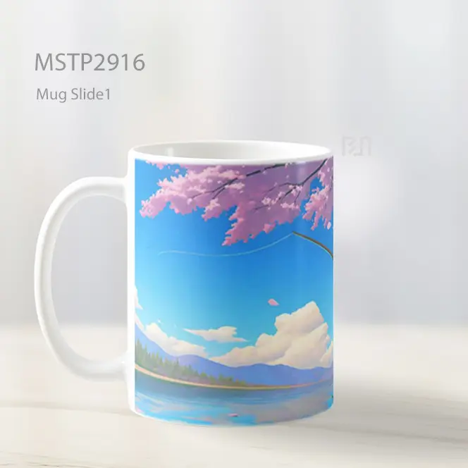Tanjiro Memancing Bersama Pikachu Mug MSTP2916 - All-side / Desain