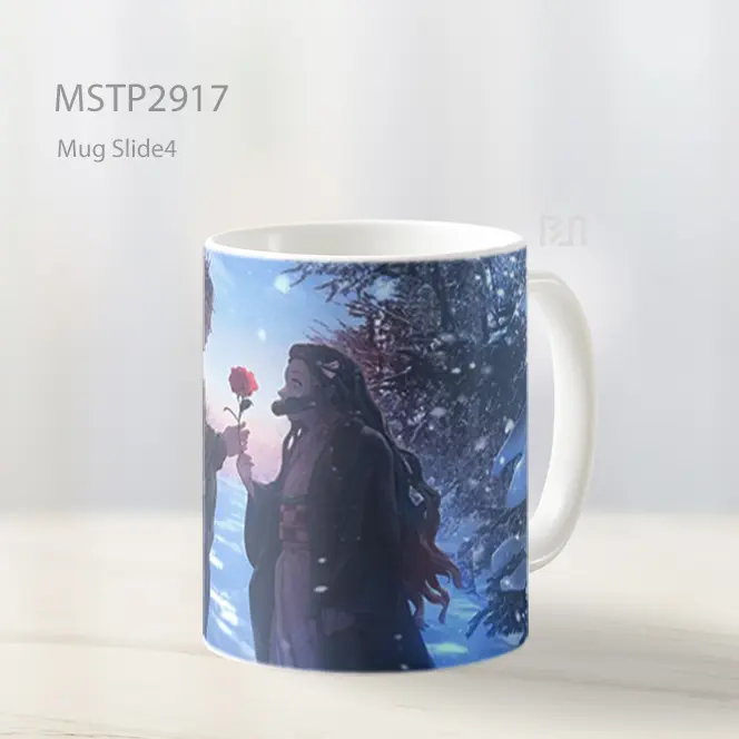 Tanjiro Memberi Nezuko Bunga Mug MSTP2917