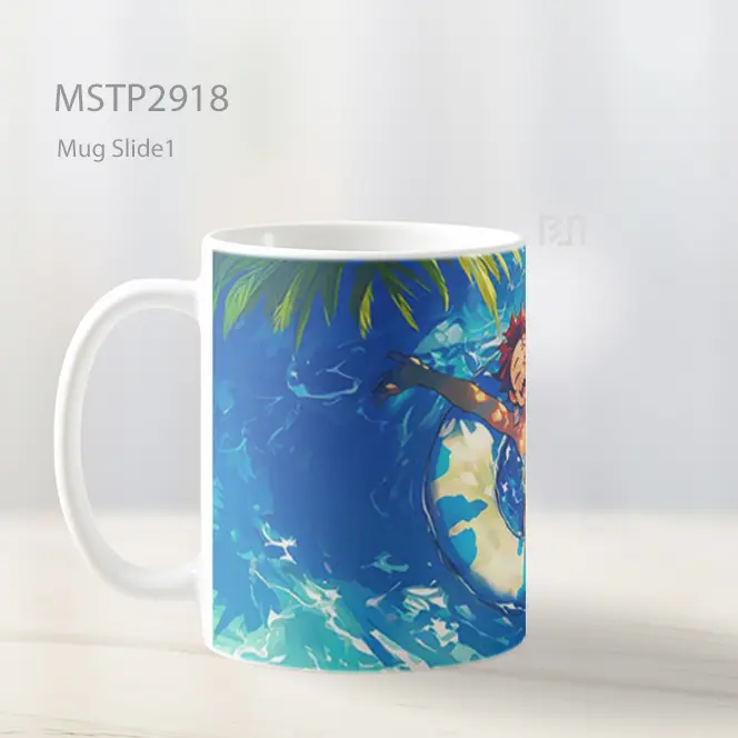 Tanjiro Menikmati Kolam Musim Panas Mug MSTP2918 - All-side / Desain