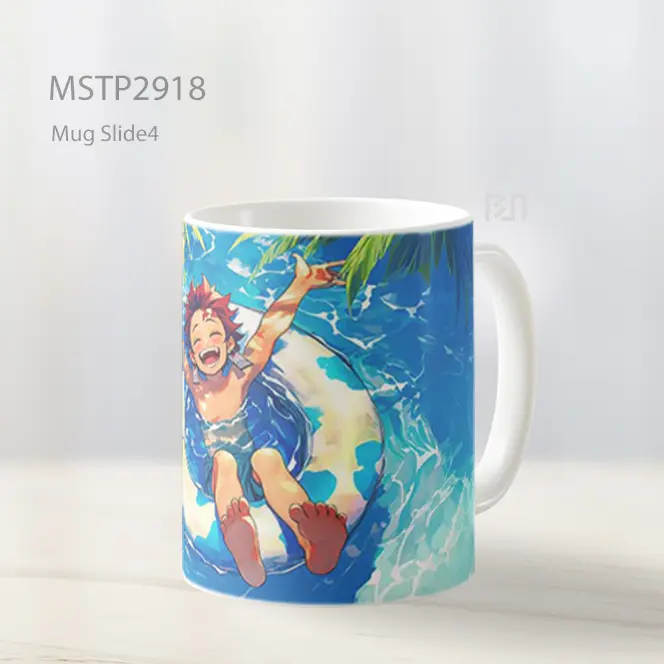 Tanjiro Menikmati Kolam Musim Panas Mug MSTP2918