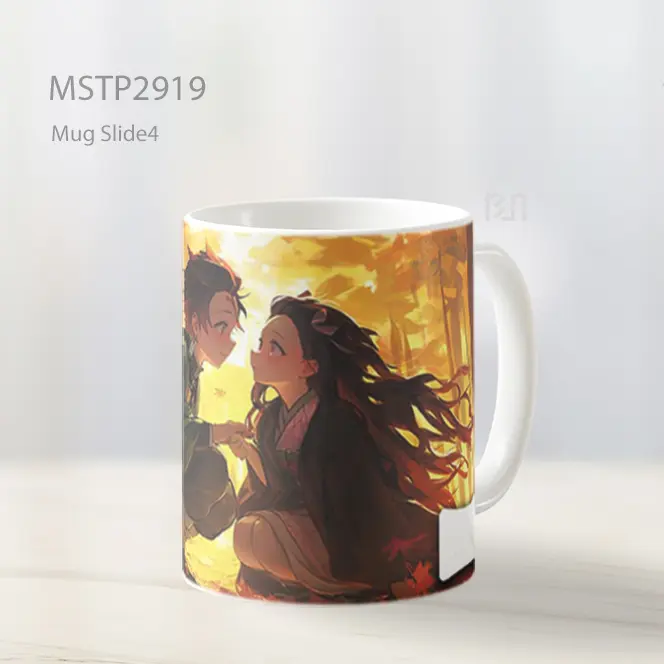 Tanjiro Nezuko Autumn Forest Romantic Ultrawide Mug MSTP2919