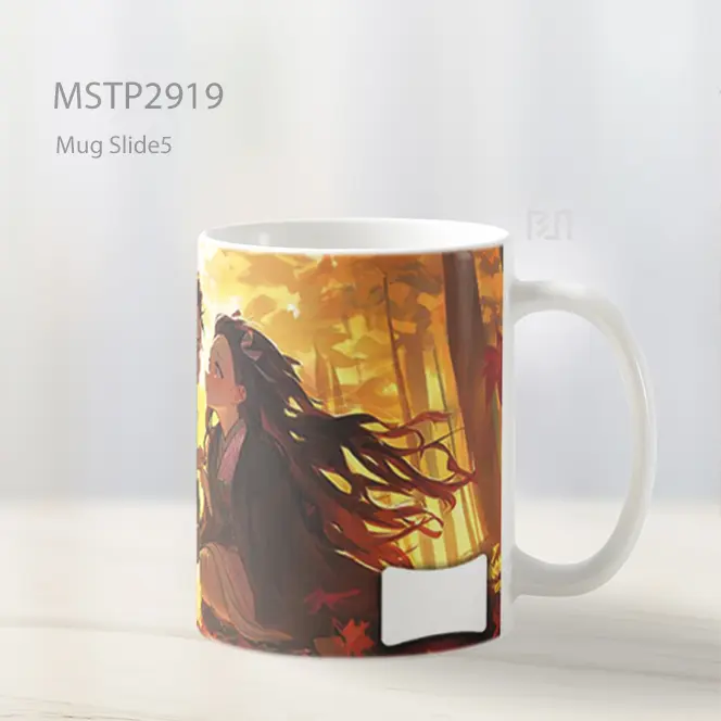 Tanjiro Nezuko Autumn Forest Romantic Ultrawide Mug MSTP2919 - All-side / Desain