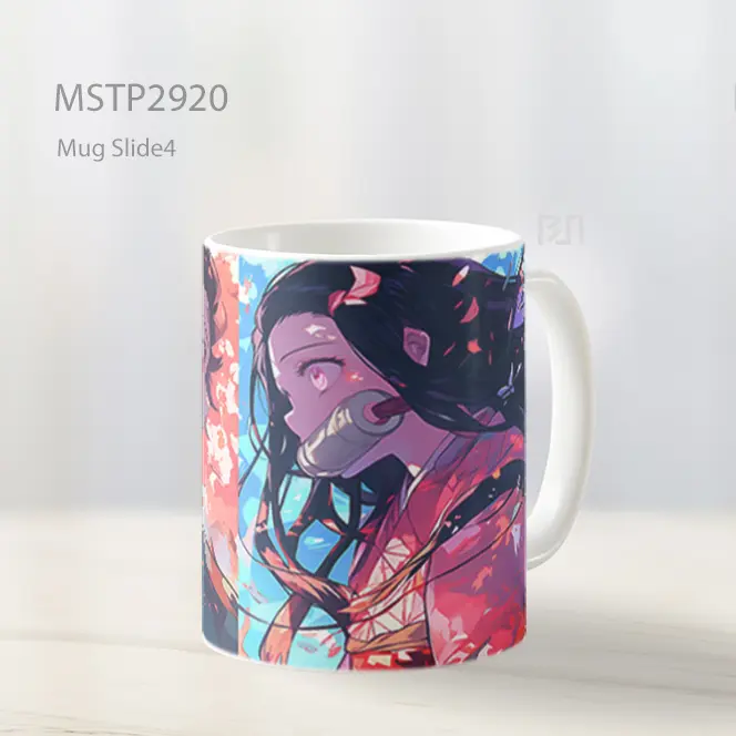 Mug Keramik Premium SNI - Tanjiro Nezuko Demon Slayer Mug MSTP2920