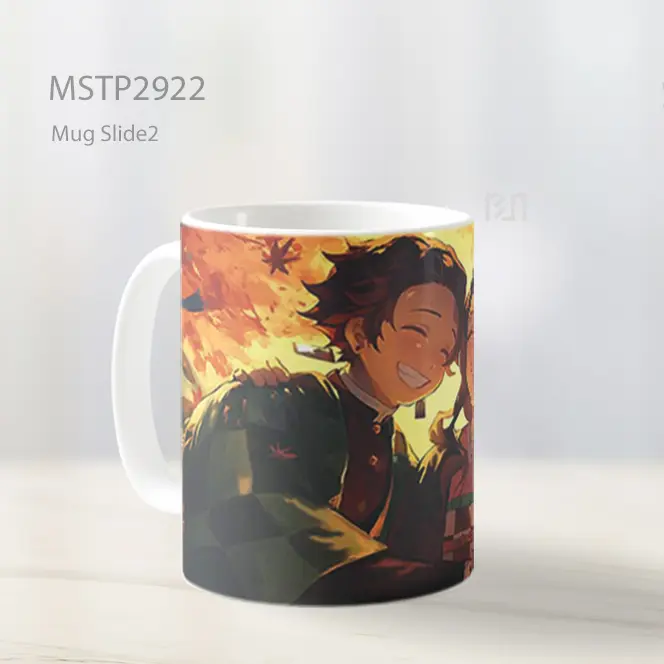 Tanjiro Nezuko Fall Forest Happy Ultrawide Mug MSTP2922 - All-side / Desain