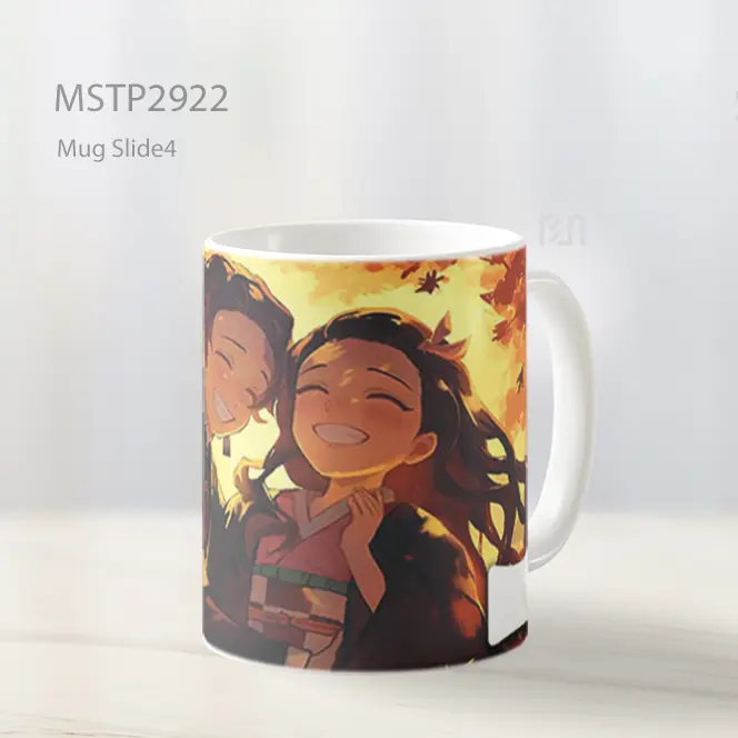 Tanjiro Nezuko Fall Forest Happy Ultrawide Mug MSTP2922