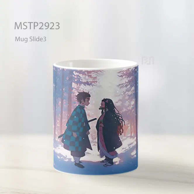 Tanjiro Nezuko Snowy Forest Mug MSTP2923 - All-side / Desain