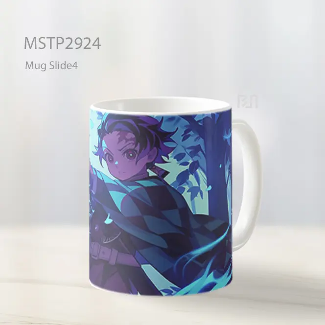Tanjiro Pedang Api Biru Mug MSTP2924