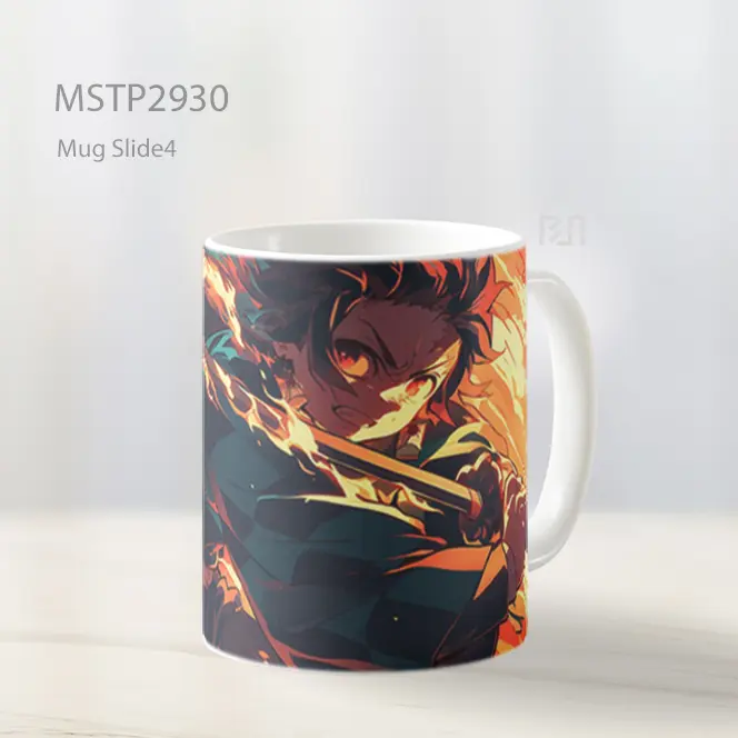 Tanjiro Pernapasan Api Mug MSTP2930