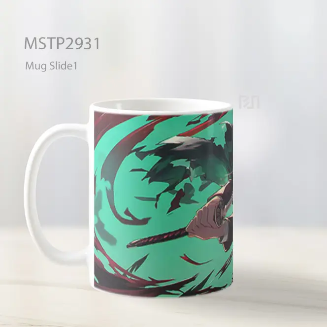 Tanjiro Pertarungan Intens Mug MSTP2931 - All-side / Desain