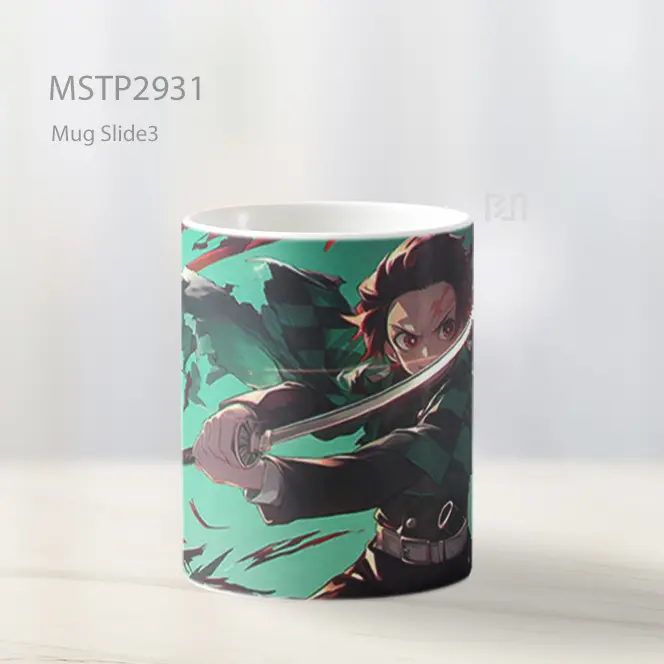Tanjiro Pertarungan Intens Mug MSTP2931 - All-side / Desain
