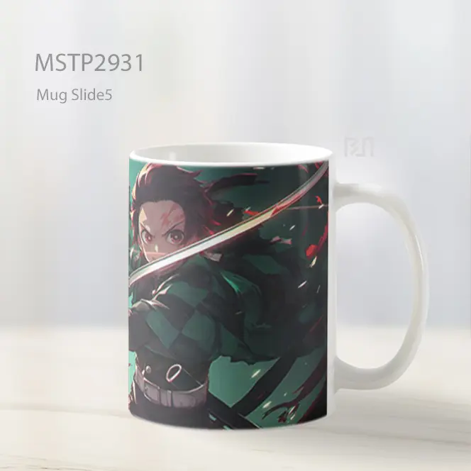 Tanjiro Pertarungan Intens Mug MSTP2931 - All-side / Desain