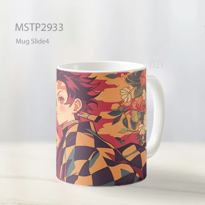 Tanjiro Pola Bunga Demon Slayer Mug MSTP2933
