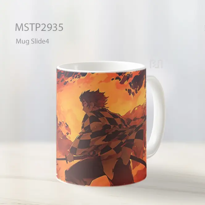 Tanjiro Serigala Api Demon Slayer Mug MSTP2935