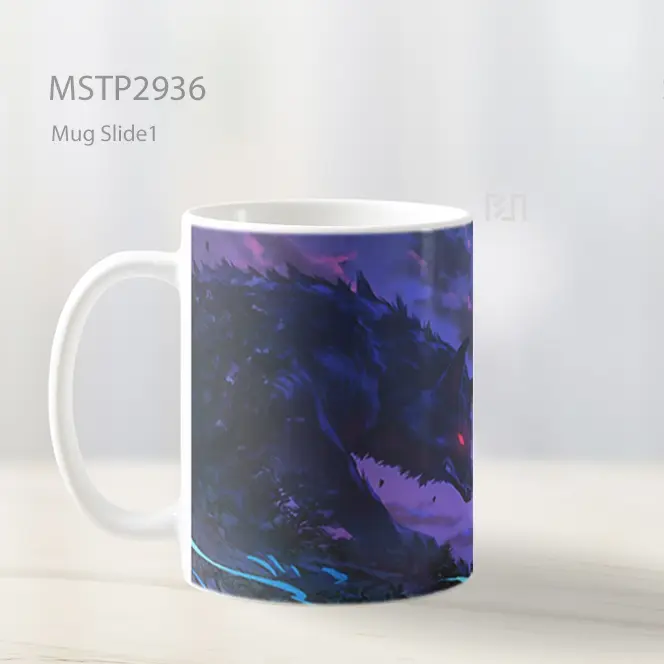 Tanjiro Serigala Bulan Demon Slayer Mug MSTP2936 - All-side / Desain