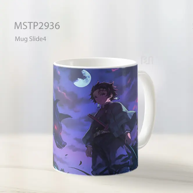 Tanjiro Serigala Bulan Demon Slayer Mug MSTP2936