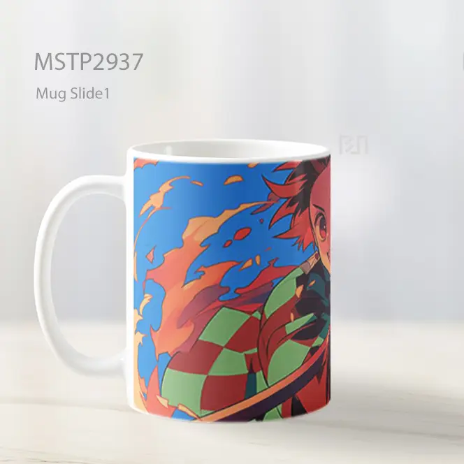 Tanjiro Seruan Pertempuran Mug MSTP2937 - All-side / Desain