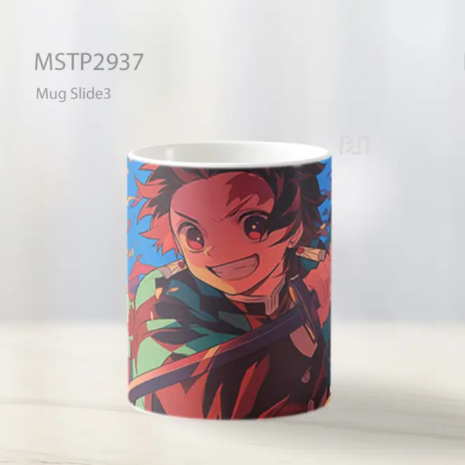 Tanjiro Seruan Pertempuran Mug MSTP2937 - All-side / Desain