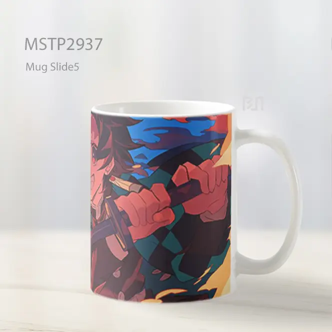 Tanjiro Seruan Pertempuran Mug MSTP2937 - All-side / Desain