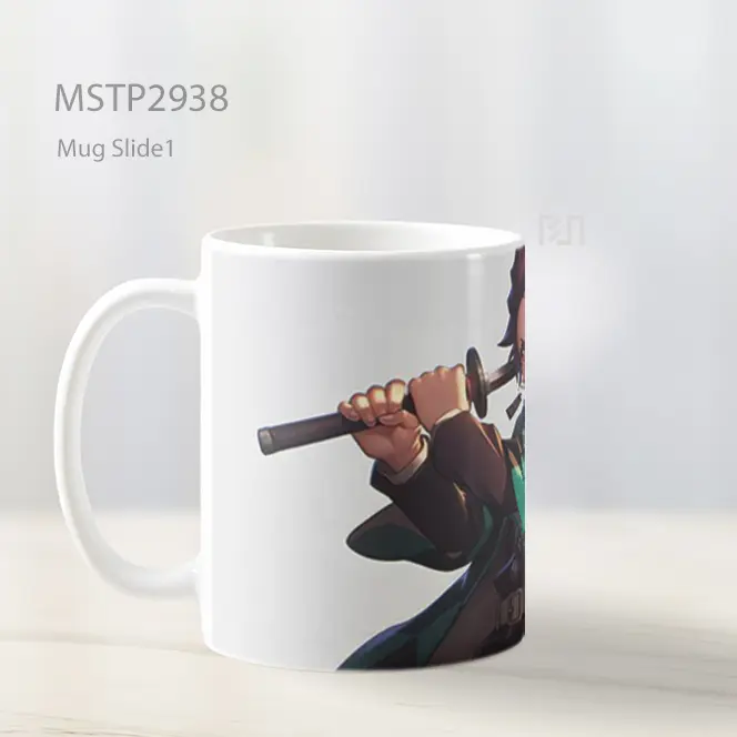 Tanjiro Sword Ready Attack Pose Mug MSTP2938 - All-side / Desain