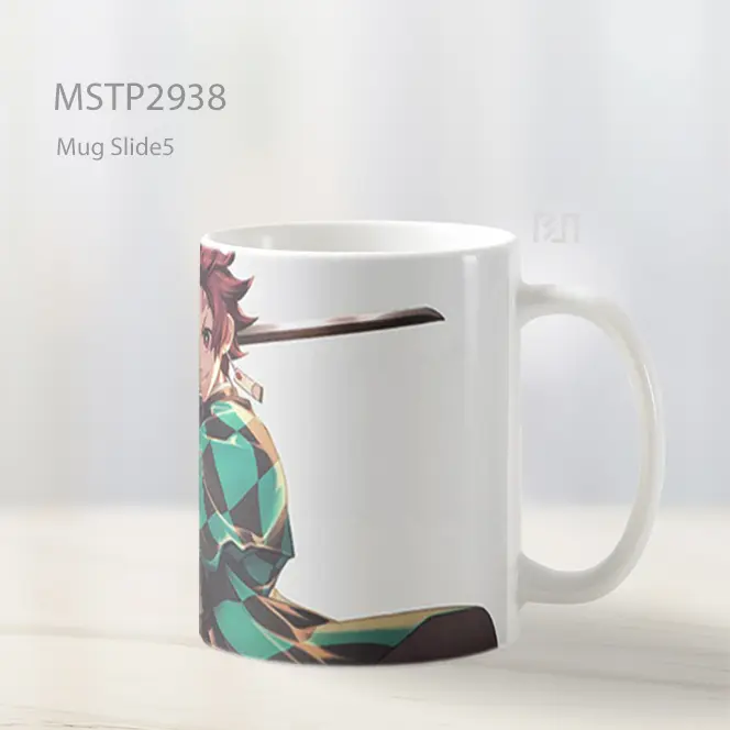 Tanjiro Sword Ready Attack Pose Mug MSTP2938 - All-side / Desain