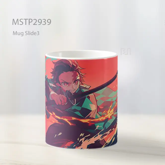 Tanjiro Tebasan Api Demon Slayer Mug MSTP2939 - All-side / Desain